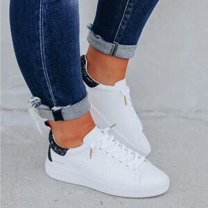 Vintage Havana White and Black Sneakers